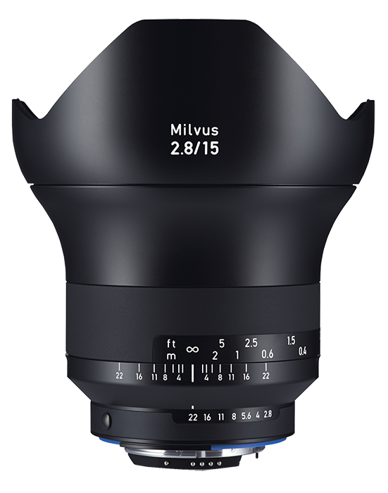 Zeiss Milvus F2.8 15mm Lens ZF.2 Mount