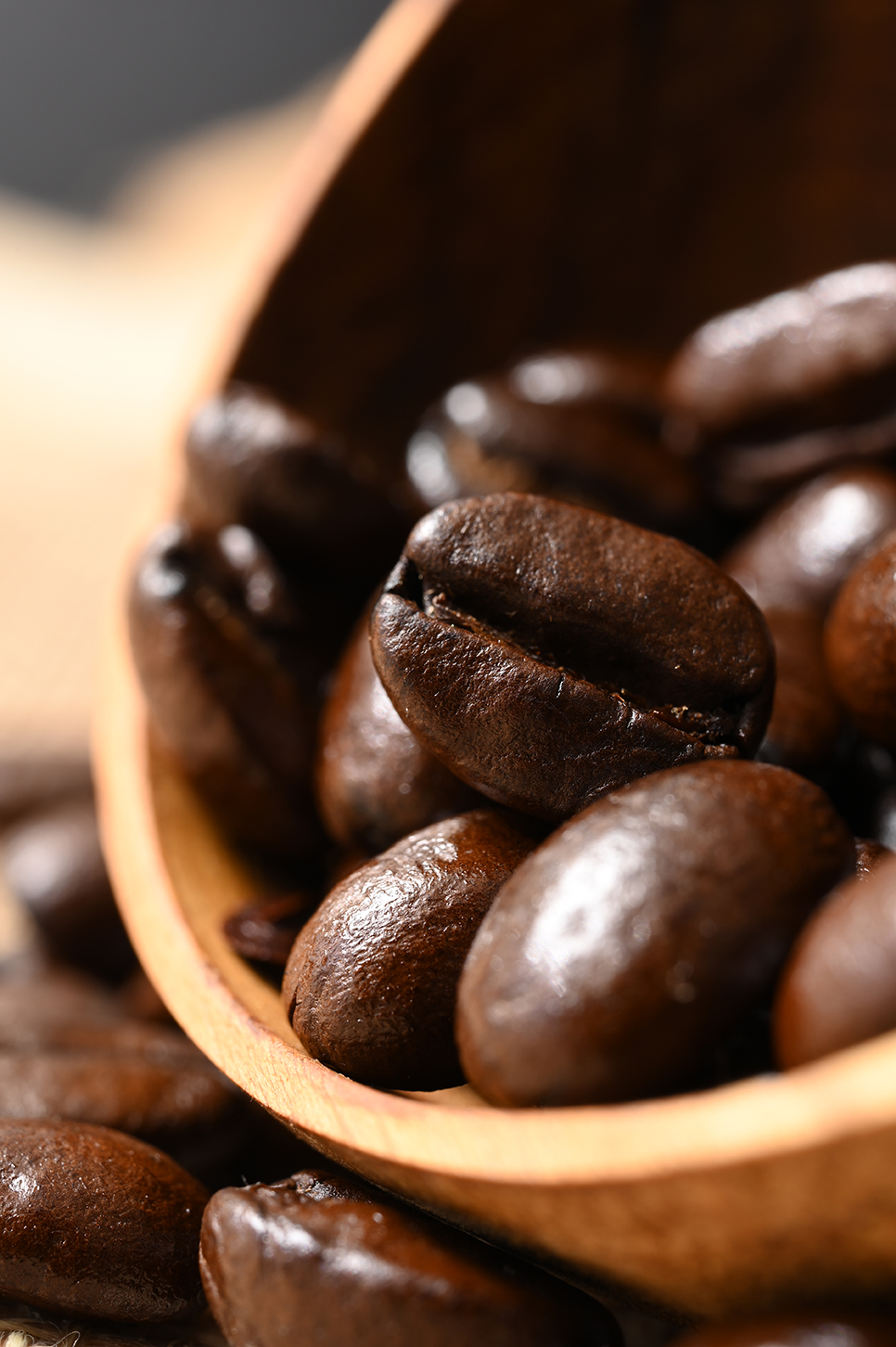 Coffee beans taken on a  Nikon NIKKOR Z MC 50mm f2.8 Lens