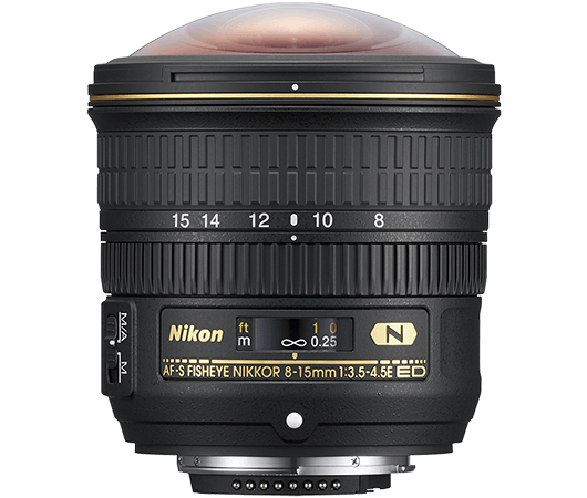 Nikon 8-15mm f3.5-4.5E ED AF-S Fisheye Nikkor Lens