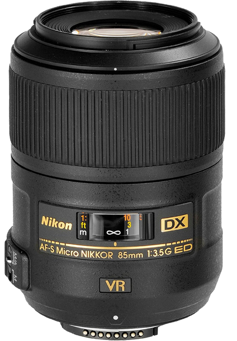 Nikon 85mm f3.5G ED VR AF-S DX Micro NIKKOR