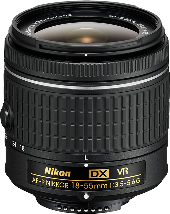 Nikon 18-55mm f3.5-5.6G VR AF-P DX NIKKOR Lens