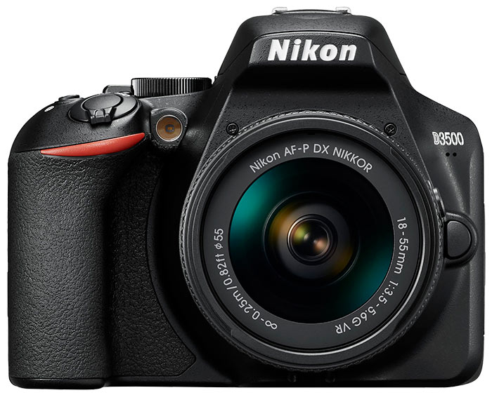 Nikon D3500 inc AF-P DX 18–55 VR Lens