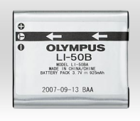 Olympus LI-50B Lithium Ion rechargeable Battery