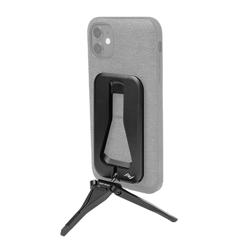 cell phone on tripod