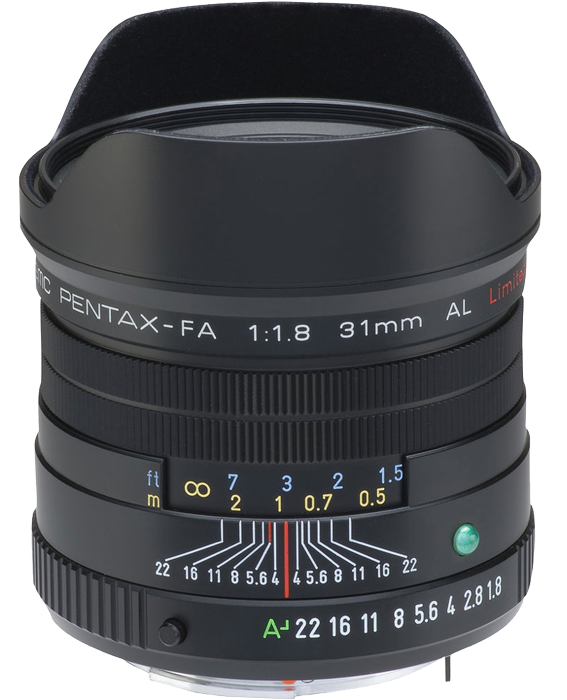 Pentax 31mm SMC FA  f1.8 AL Limited