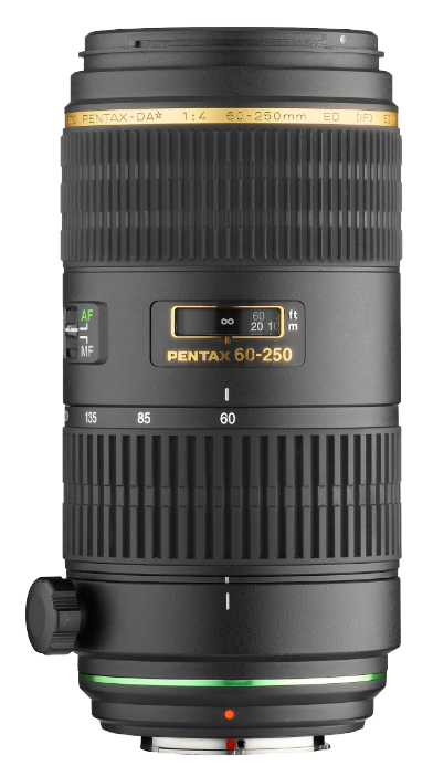 Pentax 60-250mm f4.0 SMC DA ED IF SDM Lens