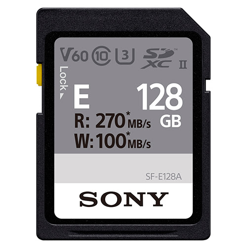 Sony SDXC SF-E Series 128GB UHS-II V60 - SFE128A