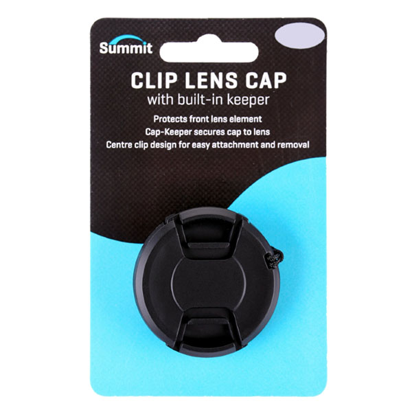 Summit Clip-on Lens Cap (with Cap Keeper) - 49mm