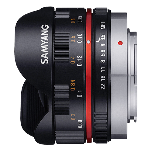 Samyang 7.5mm f3.5 Fisheye Lens - Micro 4/3rds Fit