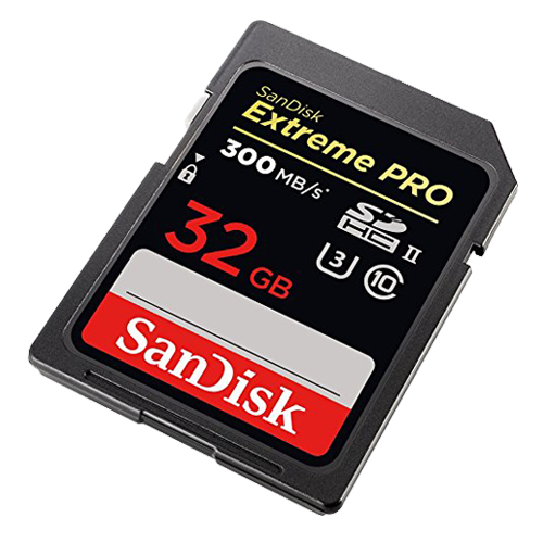 Sandisk 32GB Extreme Pro SDHC UHS-II 300MB/s