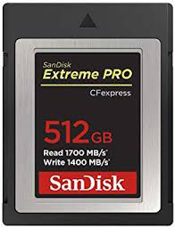 SanDisk Extreme Pro CFexpress Card Type B 512GB 1700 MB/s