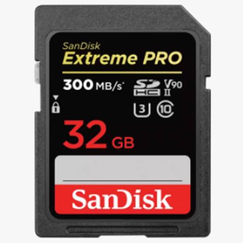 Sandisk Extreme PRO 32GB SDHC UHS-II 300MB/s V90
