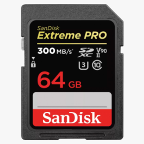 Sandisk Extreme PRO 64GB SDHC UHS-II 300MB/s V90