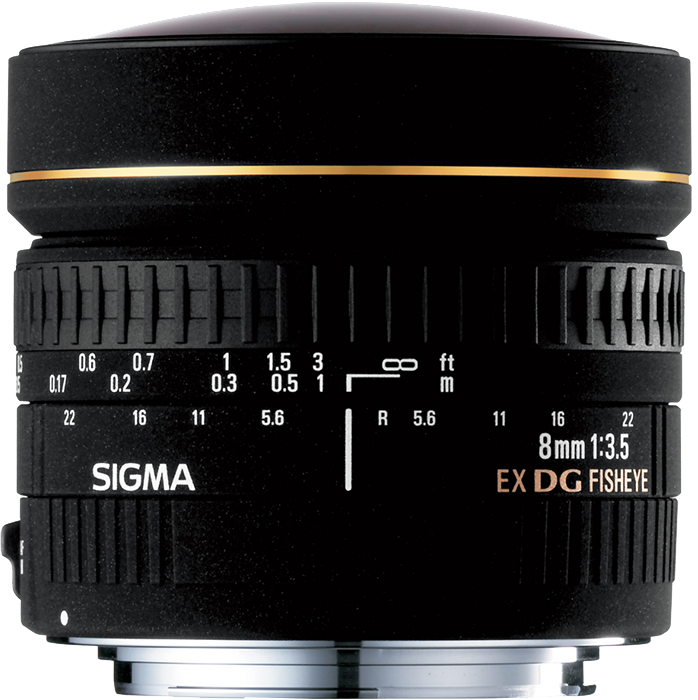 Sigma 8mm f3.5 EX DG CIRCULAR FISHEYE - Nikon Fit