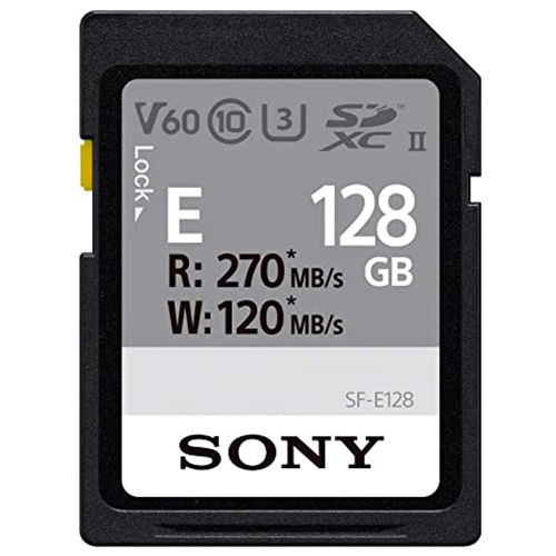 Sony SDXC SF-E Series 128GB UHS-II V60 - SFE128