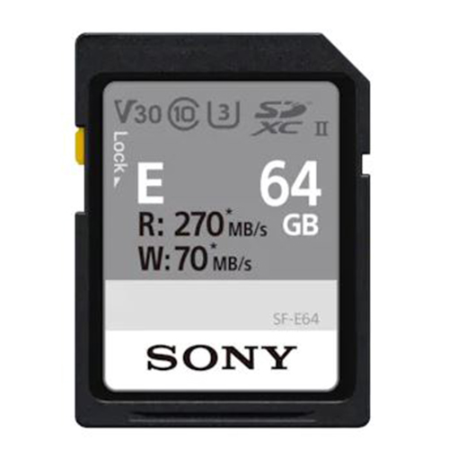 Sony SDXC SF-E Series 64GB UHS-II V60 - SFE64