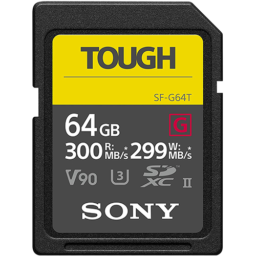 Sony SDXC SF-G Tough Series 64GB UHS-II V90 - SF64TG