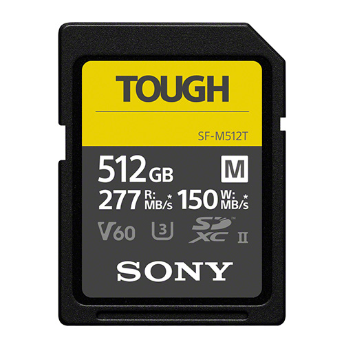 Sony SDXC SF-M Tough Series 512GB UHS-II V60 - SFM512T