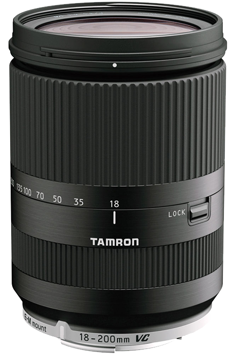 Tamron 18-200mm F3.5-6.3 Di III VC Lens - Canon EOS-M - Black