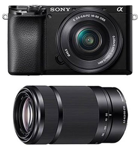 Sony A6100 Digital Camera with 16-50mm and 55-210mm Lenses