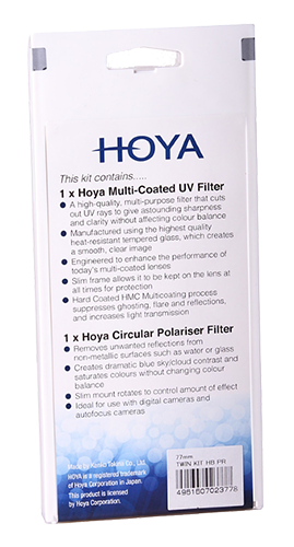 Hoya 52mm Twin Filter Kit (Multicoated UV + Slim Circular-Polarising)