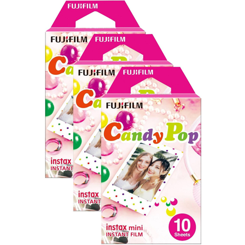 Fujifilm Instax Mini Instant Photo Film - CandyPop, 30 Shot Pack