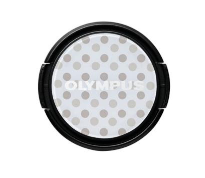 Olympus LC-37PR Dress-Up Lens Cap Grey Spotted