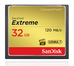 Sandisk 32GB Extreme 120 MBs Compact Flash 