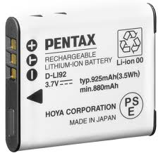 Pentax D-LI92 Battery