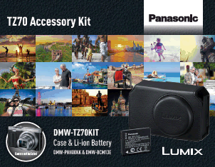 Panasonic DMW-TZ70KIT - Case and battery kit for the TZ70