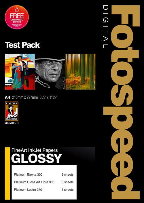 Fotospeed Fine Art Glossy Test Pack