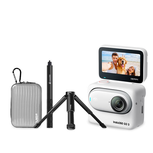 Photos - Action Camera Insta360 GO 3 128GB Premium Kit ICCINSABKA128K1 