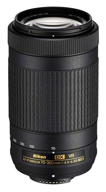 Nikon 70-300mm F4.5-6.3G AF-P DX ED VR Nikkor Lens