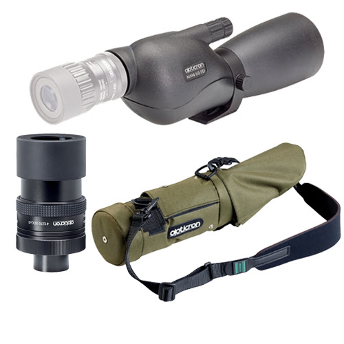 Opticron MM4 60 GA ED Straight Body with SDLv3 Eyepiece and Green Stay-on-Case