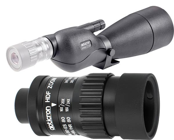 Opticron MM4 77 GA ED Straight Body with 40862 HDFT Eyepiece Kit