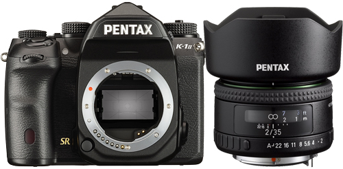 Pentax K-1 II 35mm f2 FA HD Lens Kit