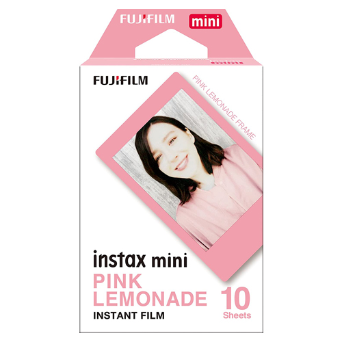 Fujifilm Instax Mini Instant Photo Film - Pink Lemonade, 10 Shot Pack