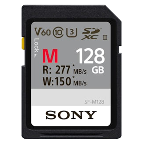 Sony SF-M Series UHS-II V60 SDXC Memory Card 128gb