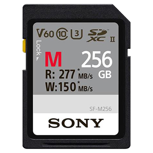 Sony SF-M Series UHS-II V60 SDXC Memory Card 256gb