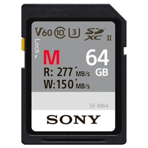 Sony SF-M Series UHS-II V60 SDXC Memory Card 64gb