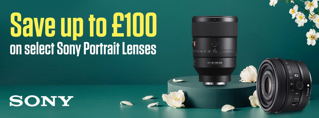 Save up to £100 on select Sony Portrait Lenses