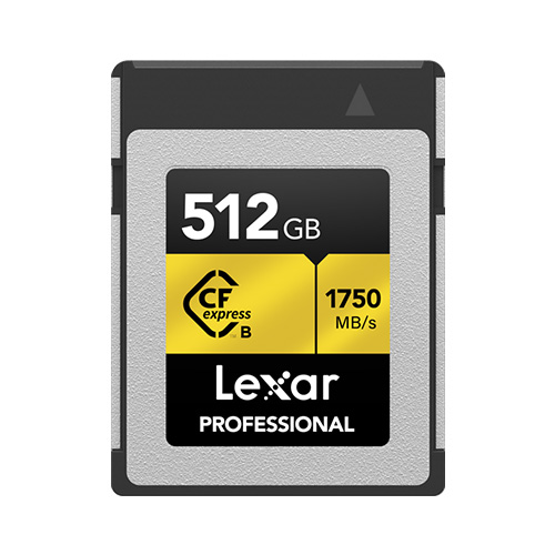 Lexar CFexpress PRO Type B Gold series - 512GB - NO LONGER AVAILABLE