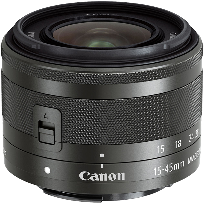 Canon EF-M 15-45mm f3.5-6.3 IS STM Lens - Graphite