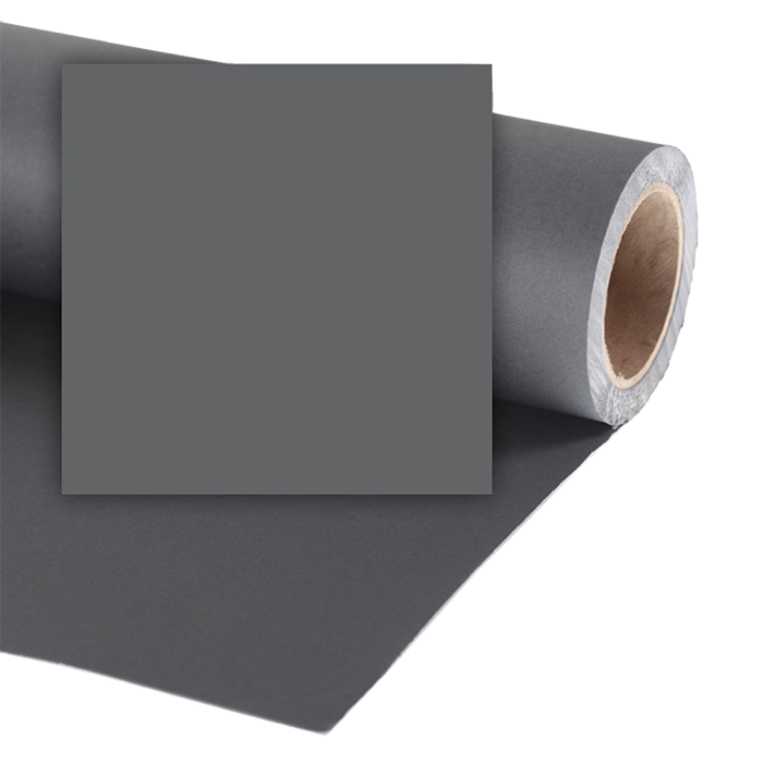 Colorama 1.35 X 11M Background Paper - Charcoal