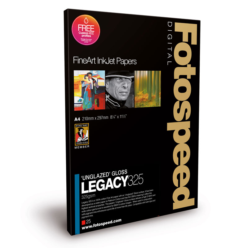 Fotospeed Legacy Gloss 325 - A3 - 25pk