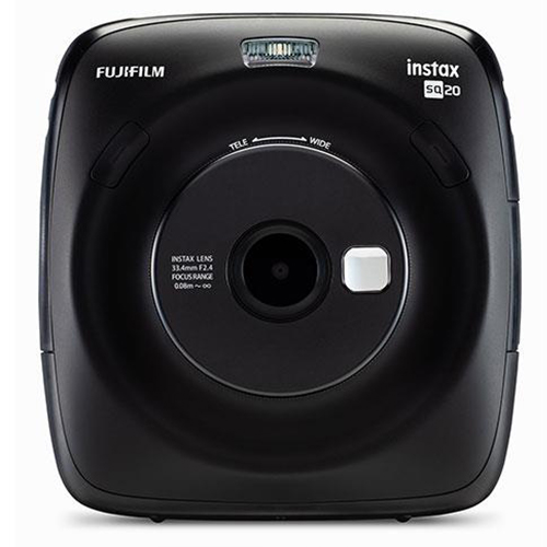 Fujifilm Instax Square SQ20 Hybrid Instant Camera (10 Shots) - Matte Black
