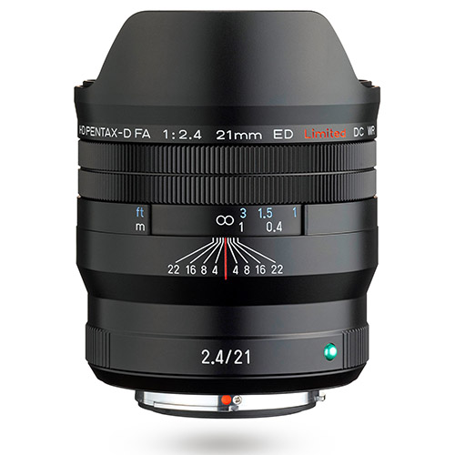 Pentax HD D FA 21mm f2.4ED Limited DC WR - Black