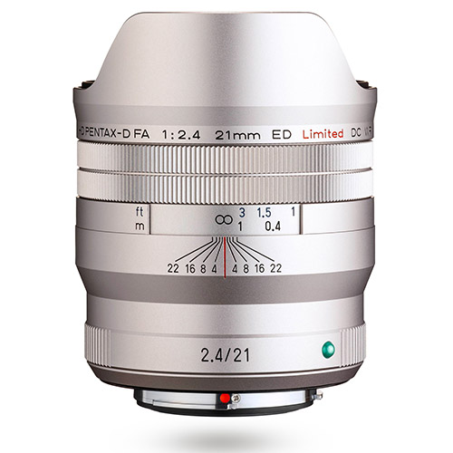 Pentax HD D FA 21mm f2.4ED Limited DC WR - Silver