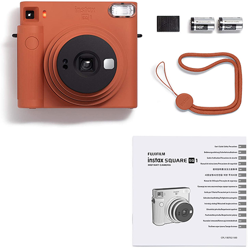 Fujifilm Instax Square SQ1 Instant Camera (30 Shots) - Terracotta Orange