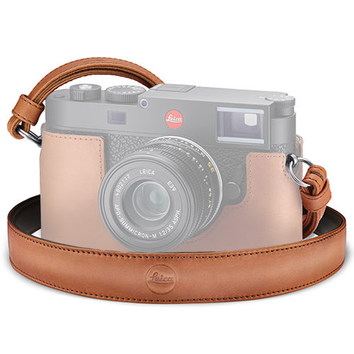 Leica Leather Carrying Strap for M11 - Cognac